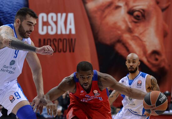 Euroleague Basketball. CSKA vs. Dinamo Sassari