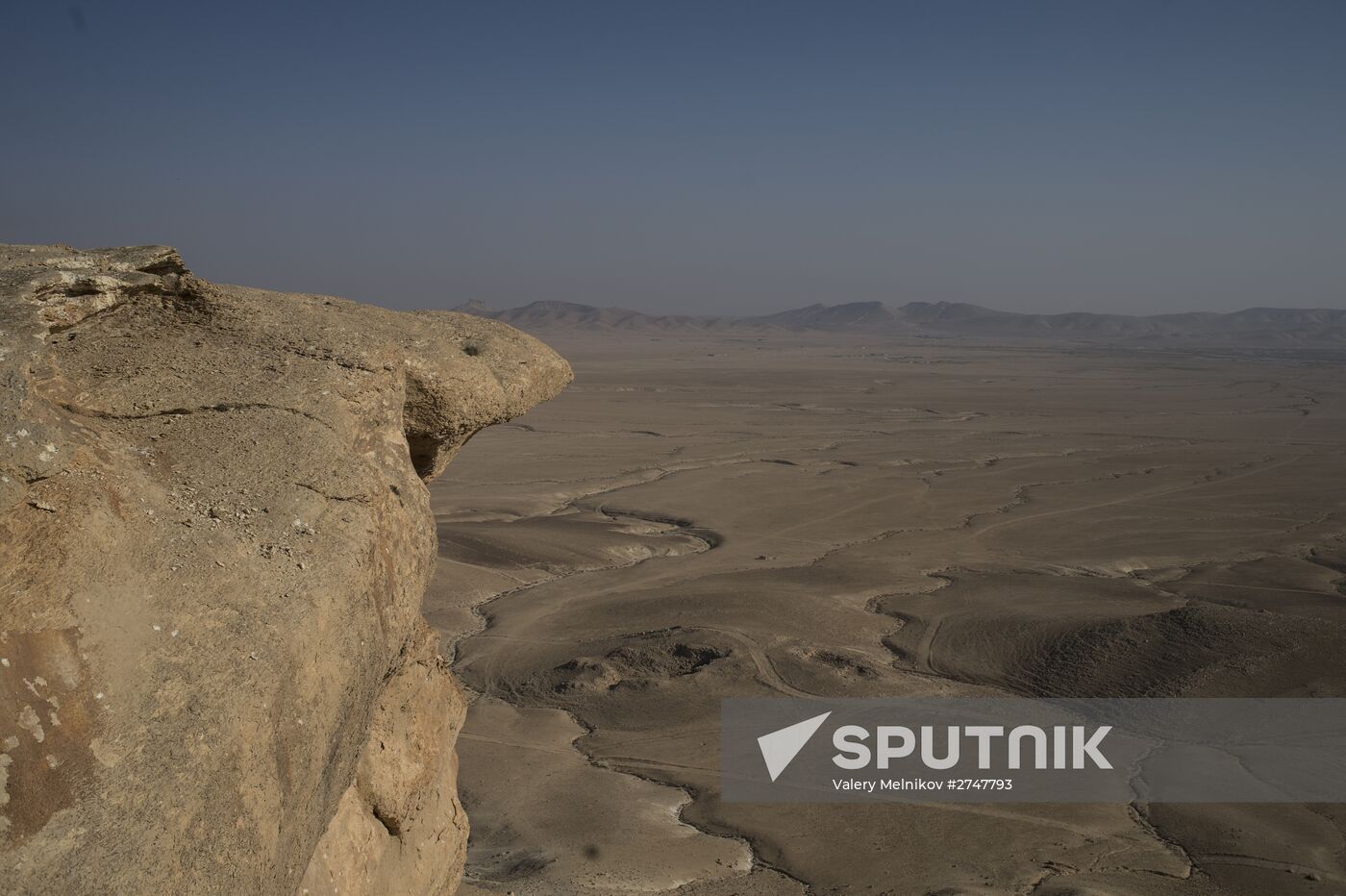 Forward positions of Syrian Armed Forces fighters near Palmyra