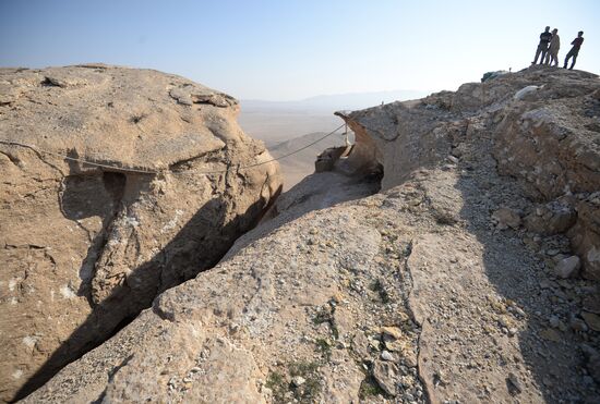 Forward positions of Syrian Armed Forces fighters near Palmyra