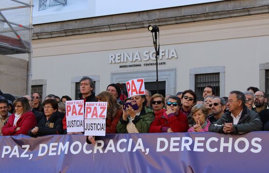 Anti-war rally in Madrid