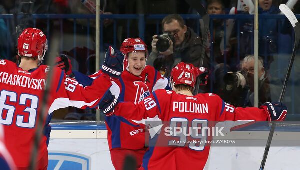 Hockey. KHL. Lokomotiv vs. SKA