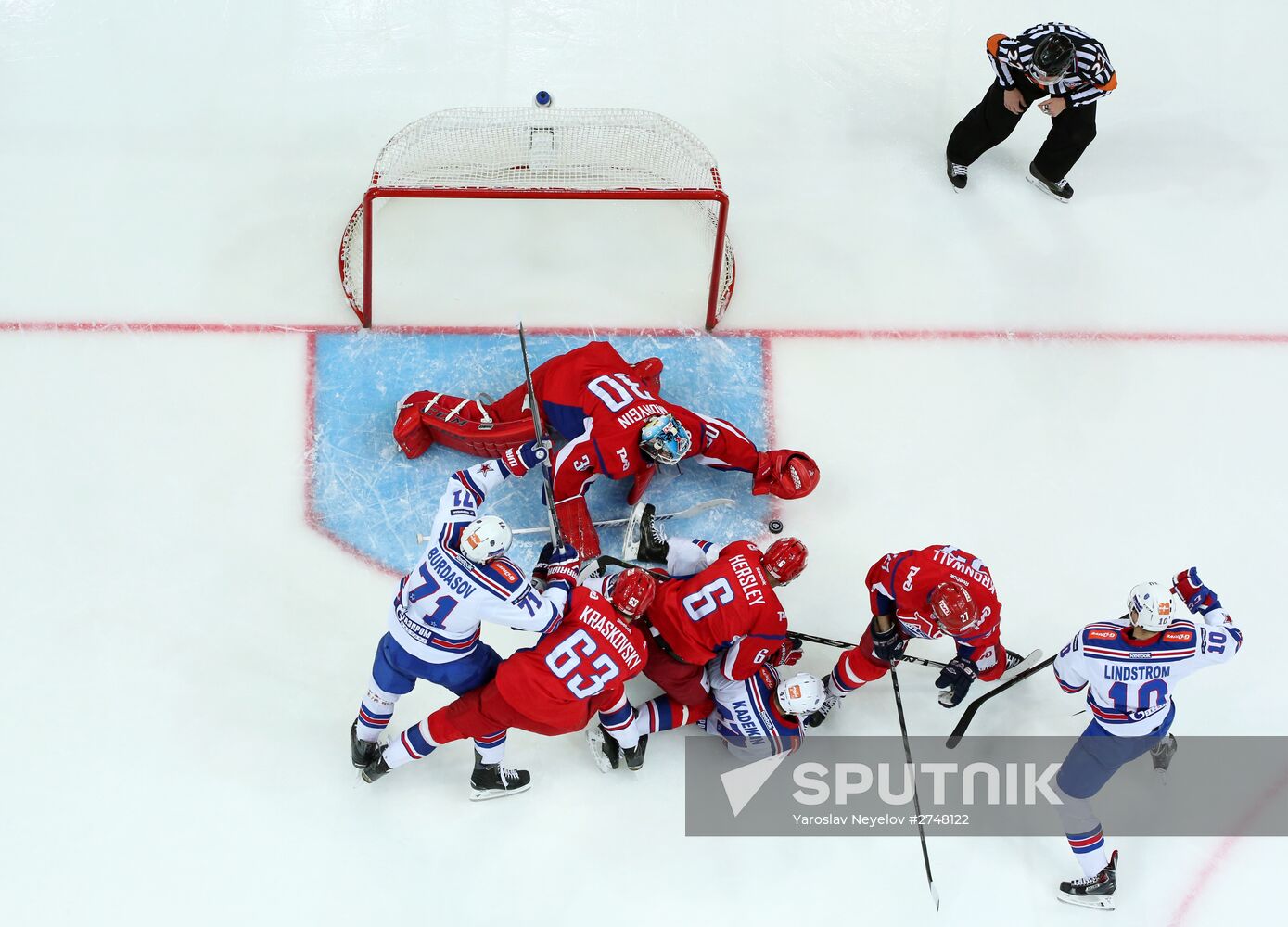 Hockey. KHL. Lokomotiv vs. SKA