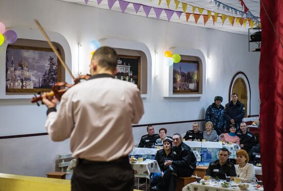 Mother's Day at prison in Omsk Region, Russia