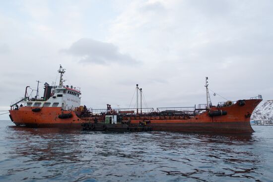 Efforts to eliminate Nadezhda tanker incident consequences