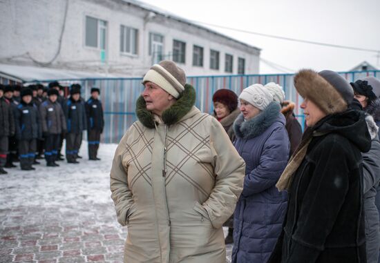Mother's Day in correctional colony in Russia's Omsk region