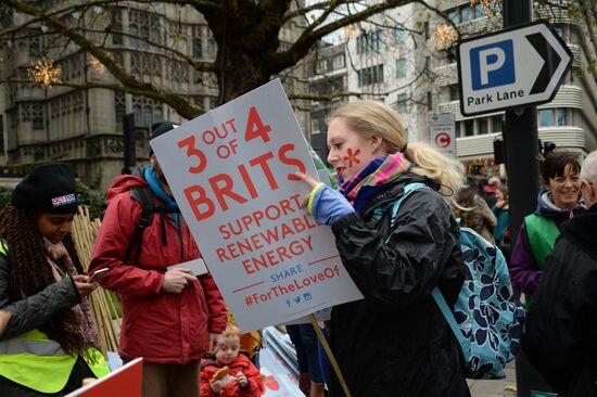 Climate March in London