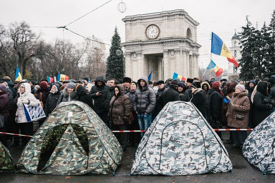 Anti-government protests in Chisinau