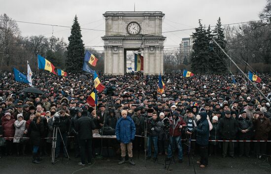 Anti-government protests in Chisinau
