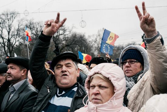 Anti-government protests in Chisinau