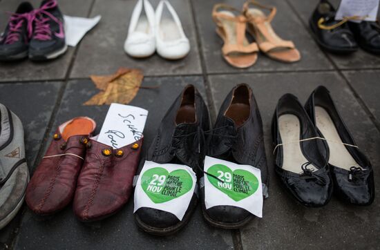 Unrest during environmental rallies in Paris