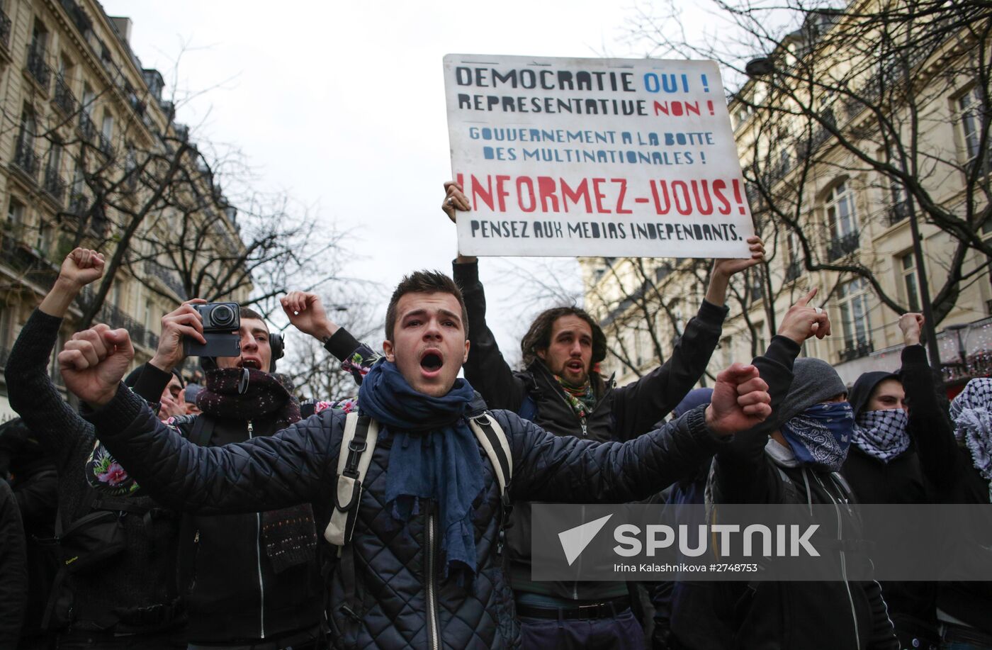 Unrest during environmental rallies in Paris