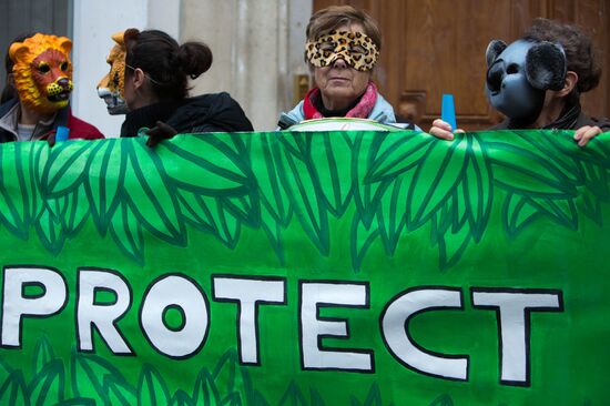Unrest during environmental rallies in Paris