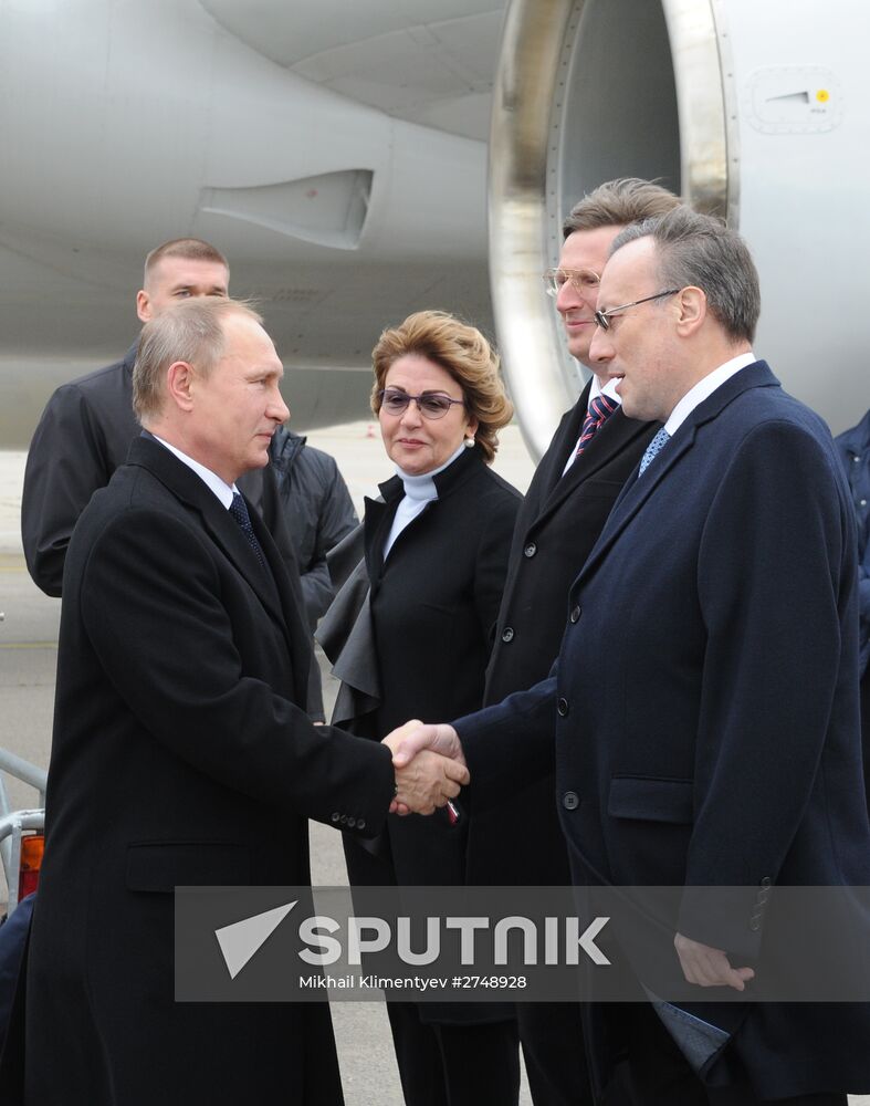 President Vladimir Putin visits French Republic