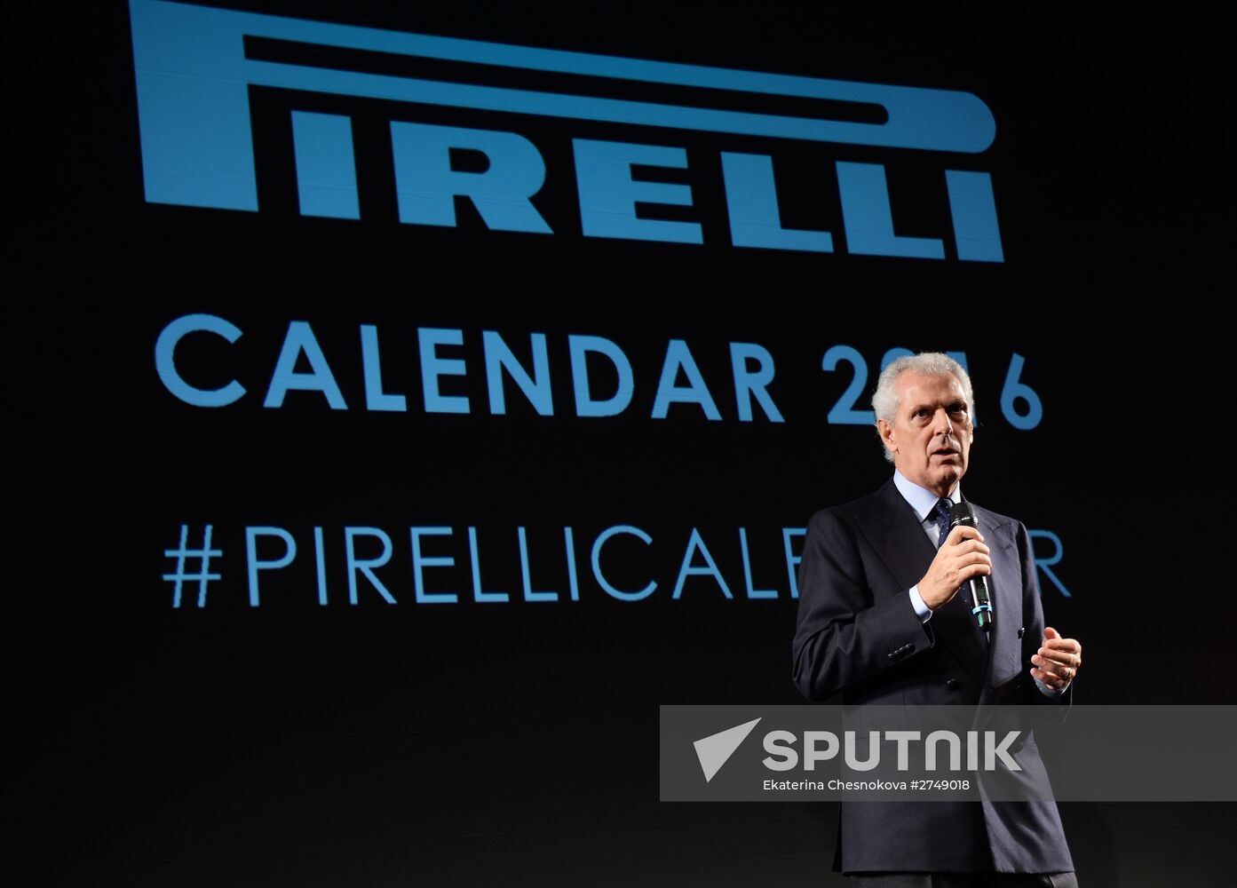 Presentation of Pirelli 2016 calendar