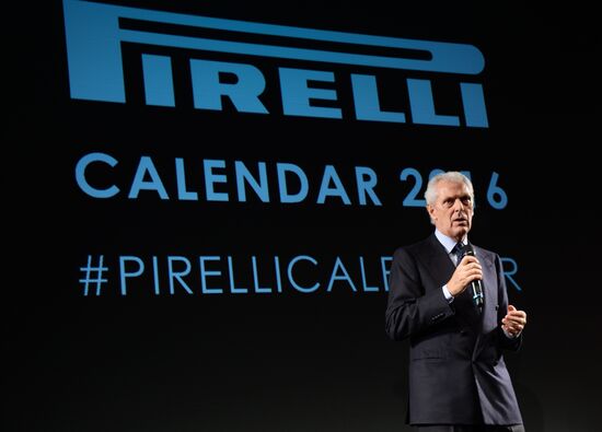 Presentation of Pirelli 2016 calendar