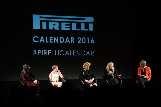 Presentation of Pirelli 2016 calendar