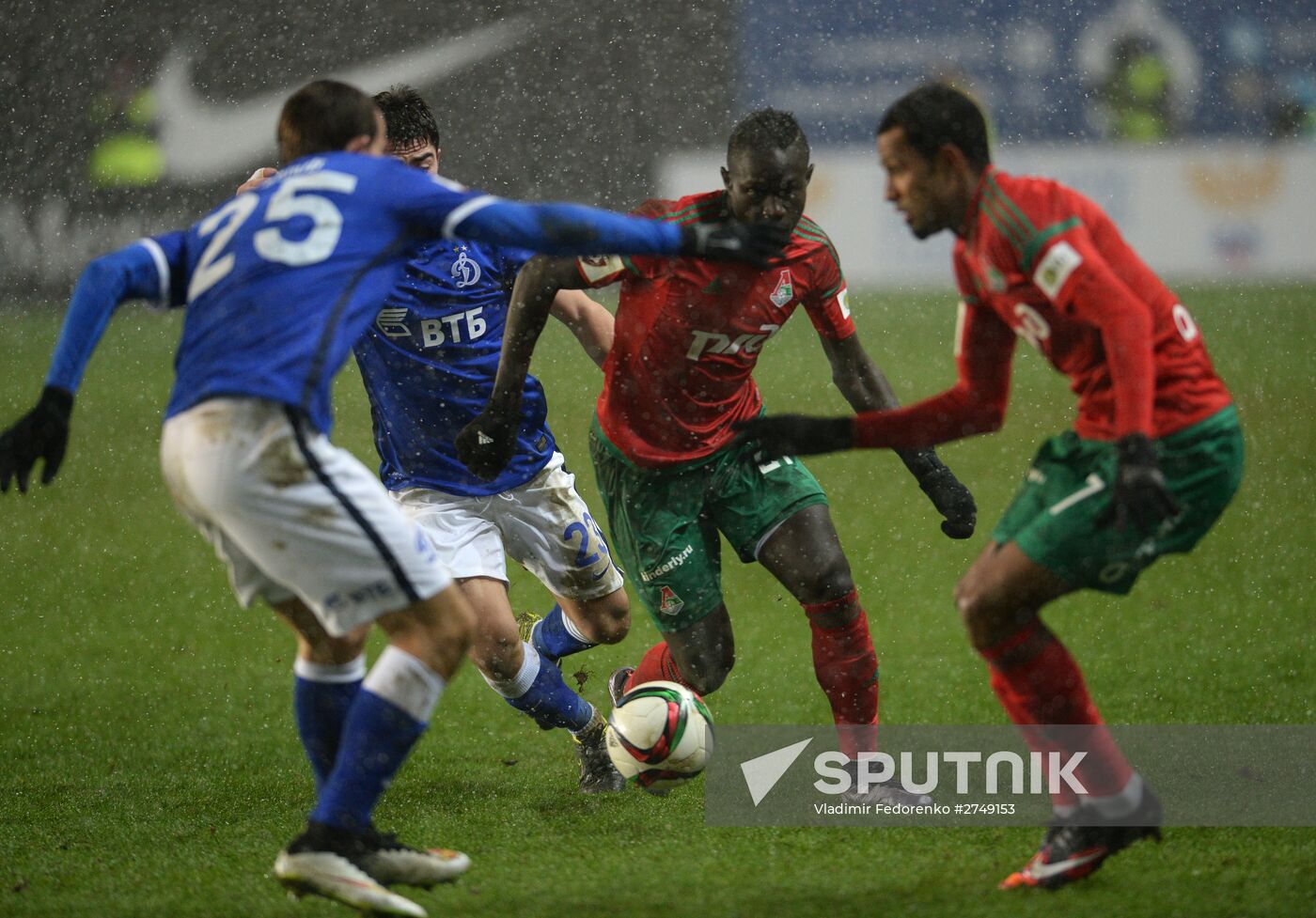 Russian Football Premier League. Dynamo vs. Lokomotiv