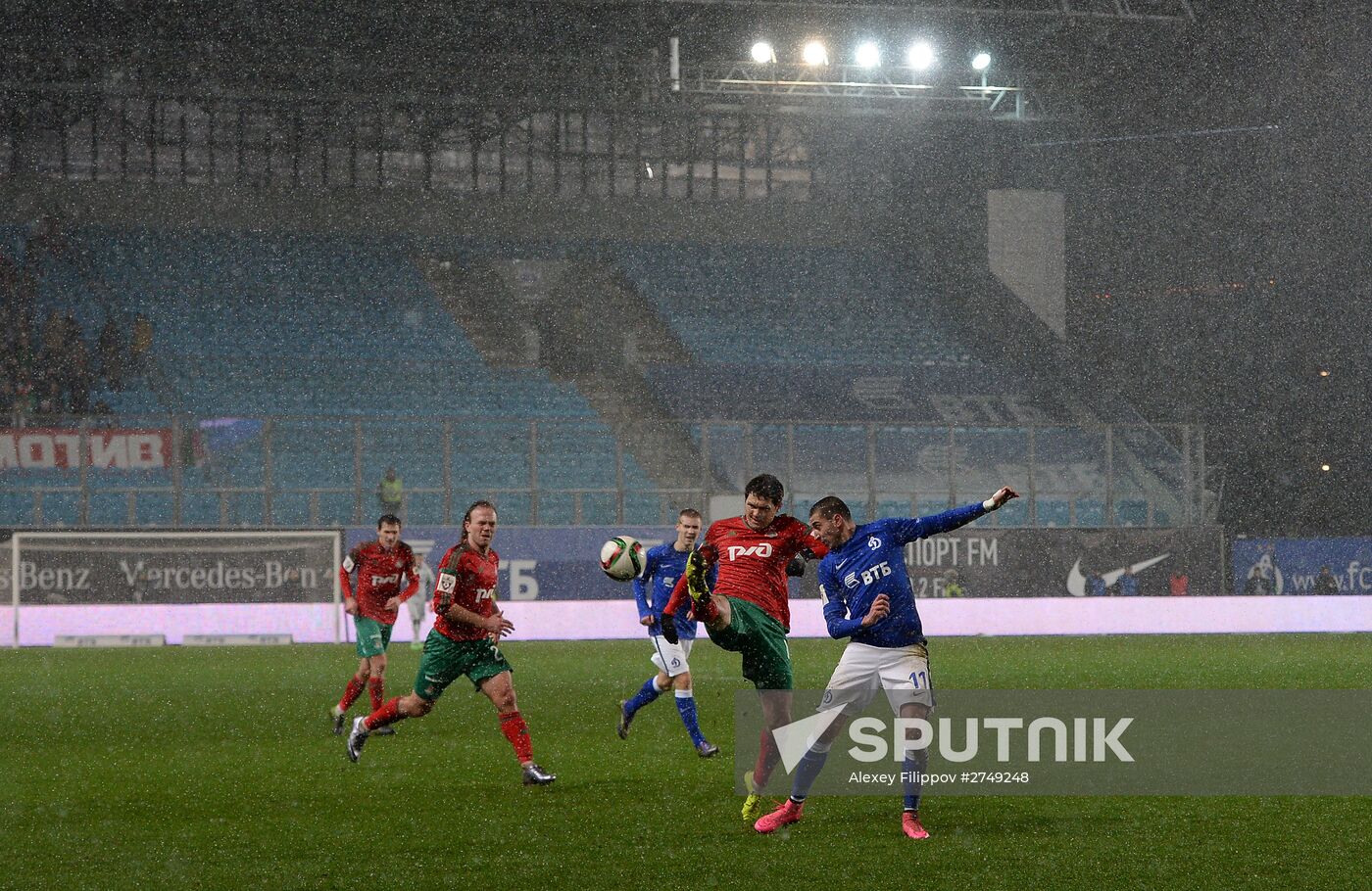 Russian Football Premier League. Dynamo vs. Lokomotiv