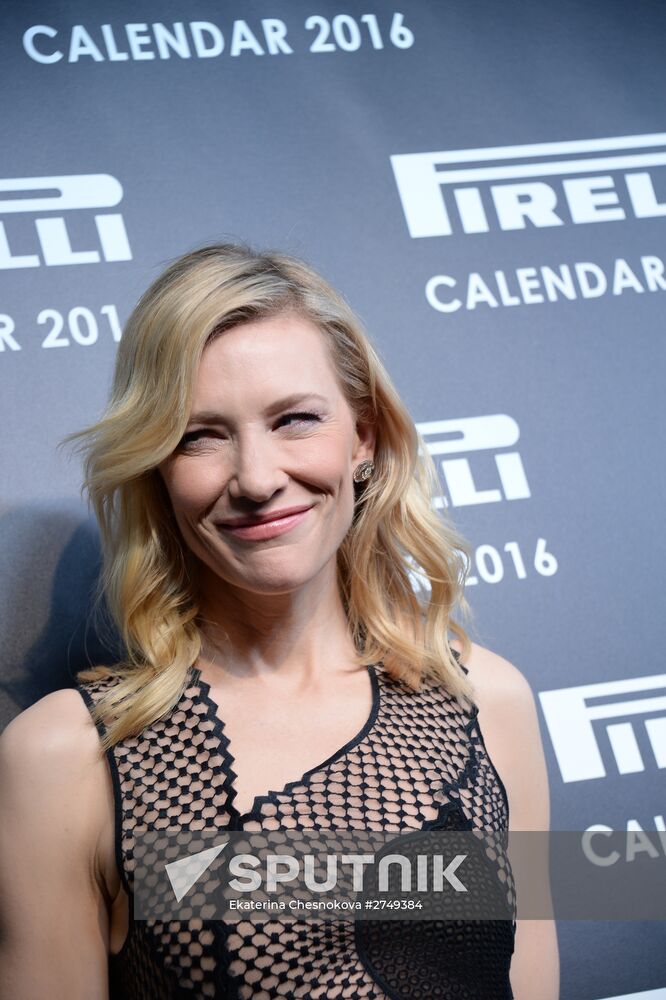 Presentation of Pirelli 2016 calendar