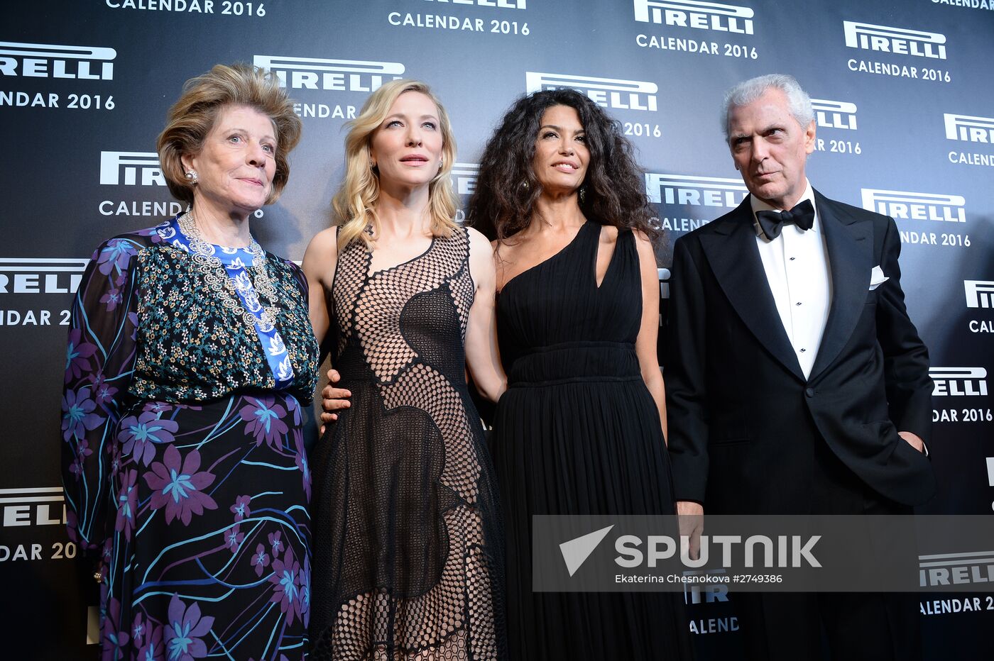 Presentation of Pirelli Calendar 2016