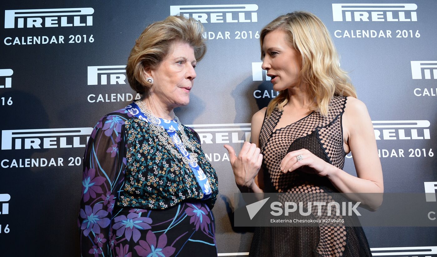 Presentation of Pirelli Calendar 2016