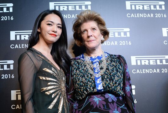 Presentation of Pirelli 2016 calendar