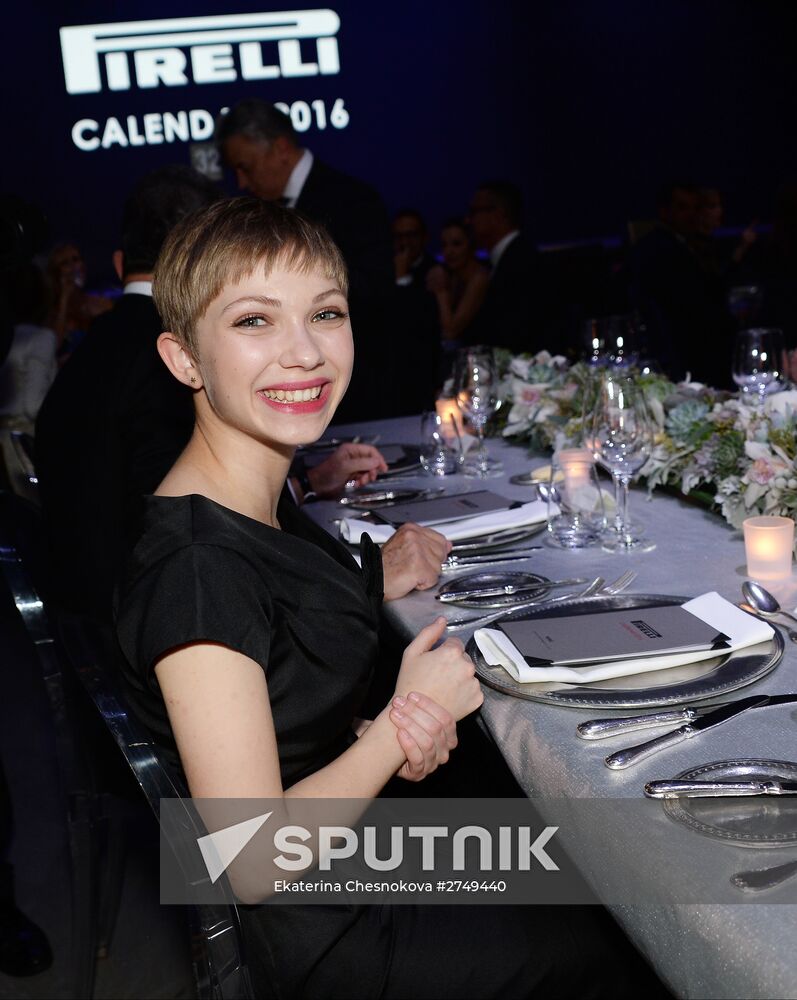 Presentation of Pirelli 2016 calendar