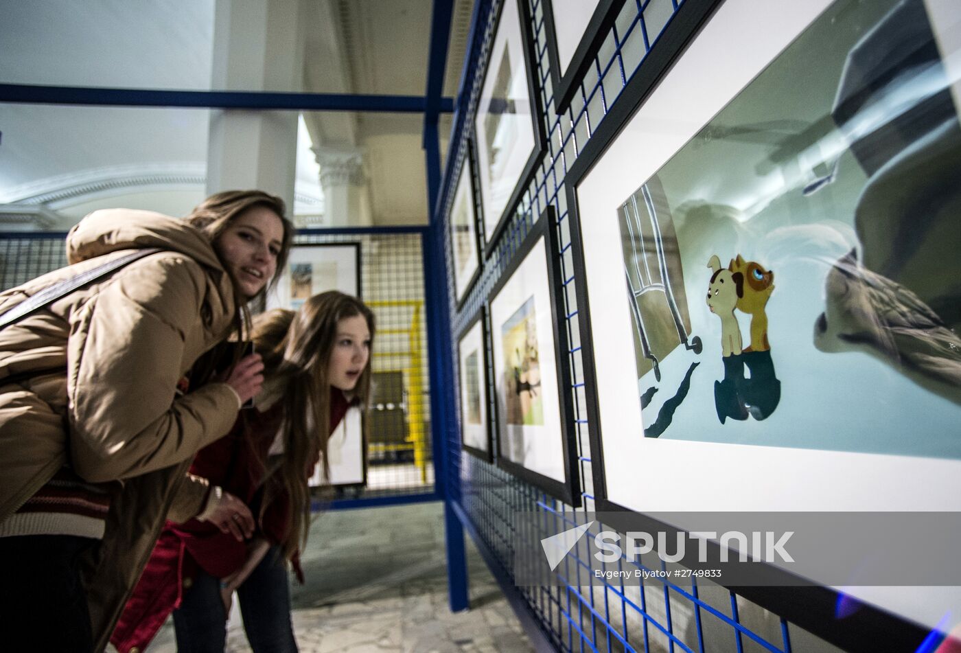 Opening of exhibition 'Unreal heroes. Artists and characters of Soyuzmultfilm'