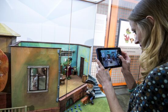 Opening of exhibition 'Unreal heroes. Artists and characters of Soyuzmultfilm'