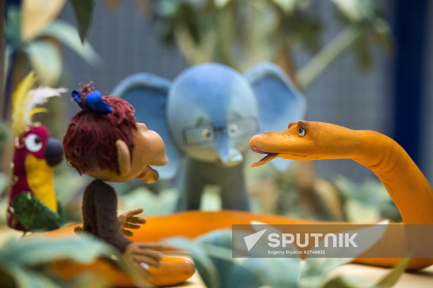 Opening of exhibition 'Unreal heroes. Artists and characters of Soyuzmultfilm'