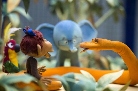 Opening of exhibition 'Unreal heroes. Artists and characters of Soyuzmultfilm'