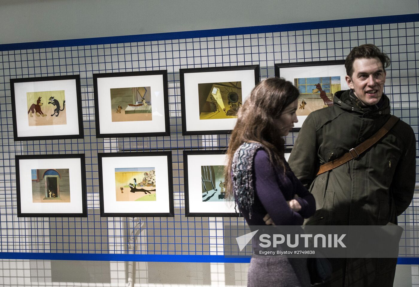 Opening of exhibition 'Unreal heroes. Artists and characters of Soyuzmultfilm'