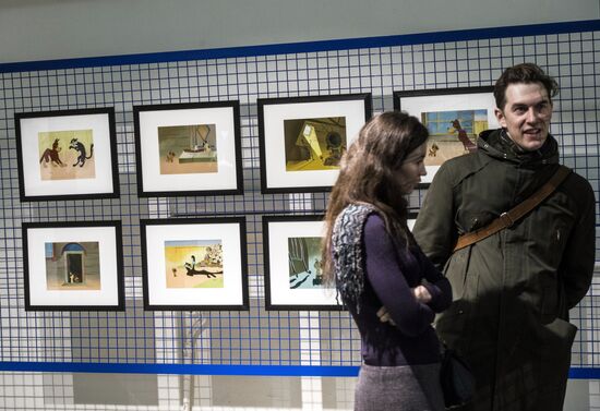 Opening of exhibition 'Unreal heroes. Artists and characters of Soyuzmultfilm'