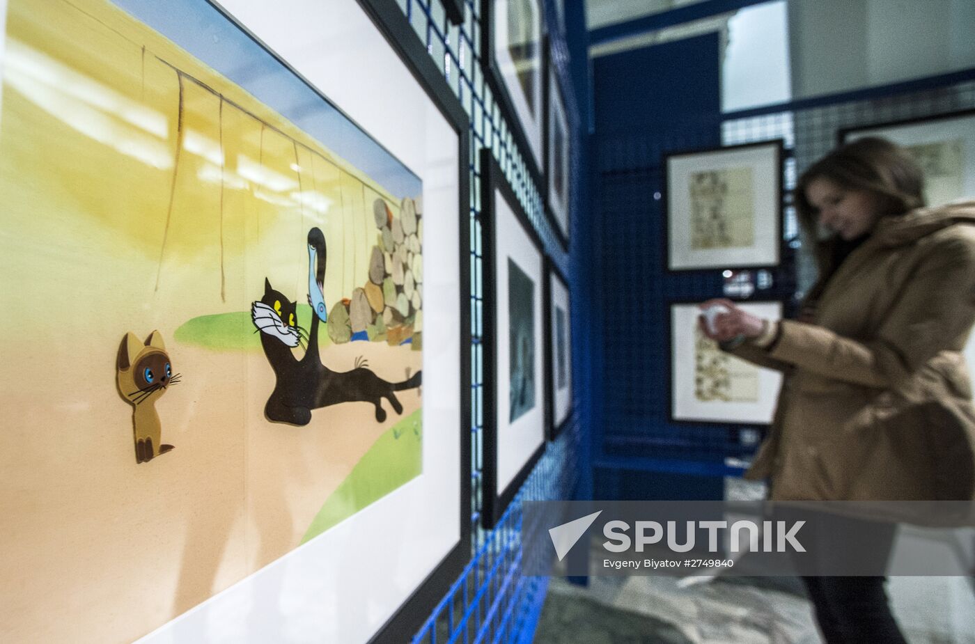 Opening of exhibition 'Unreal heroes. Artists and characters of Soyuzmultfilm'