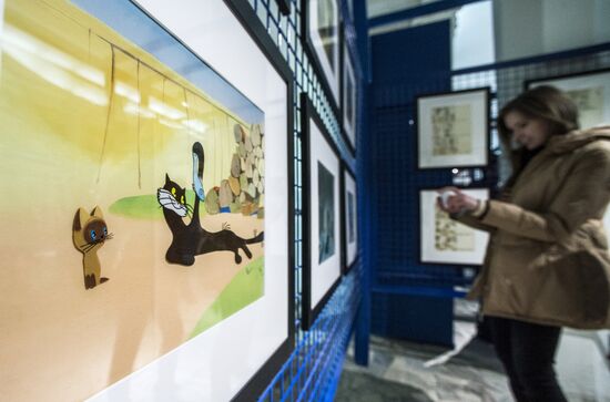 Opening of exhibition 'Unreal heroes. Artists and characters of Soyuzmultfilm'