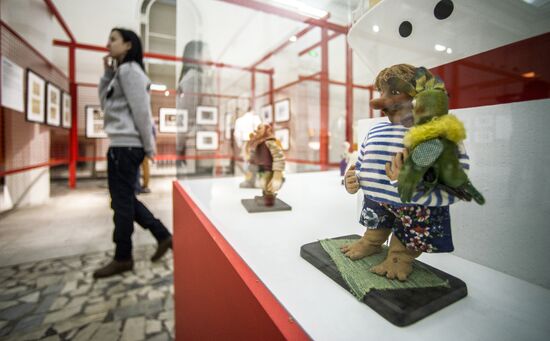 Opening of exhibition 'Unreal heroes. Artists and characters of Soyuzmultfilm'