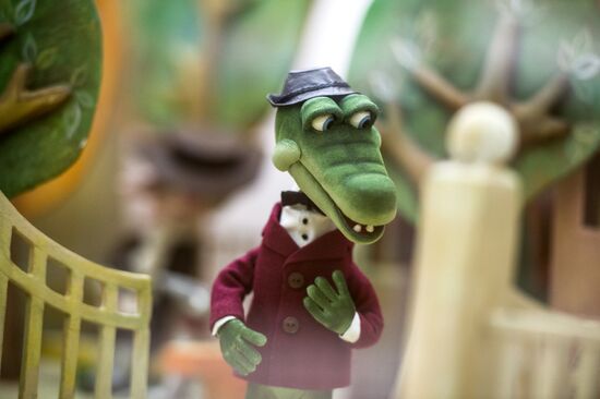 Opening of exhibition 'Unreal heroes. Artists and characters of Soyuzmultfilm'