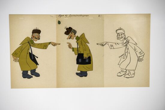 Opening of exhibition 'Unreal heroes. Artists and characters of Soyuzmultfilm'