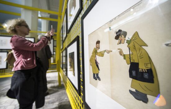 Opening of exhibition 'Unreal heroes. Artists and characters of Soyuzmultfilm'