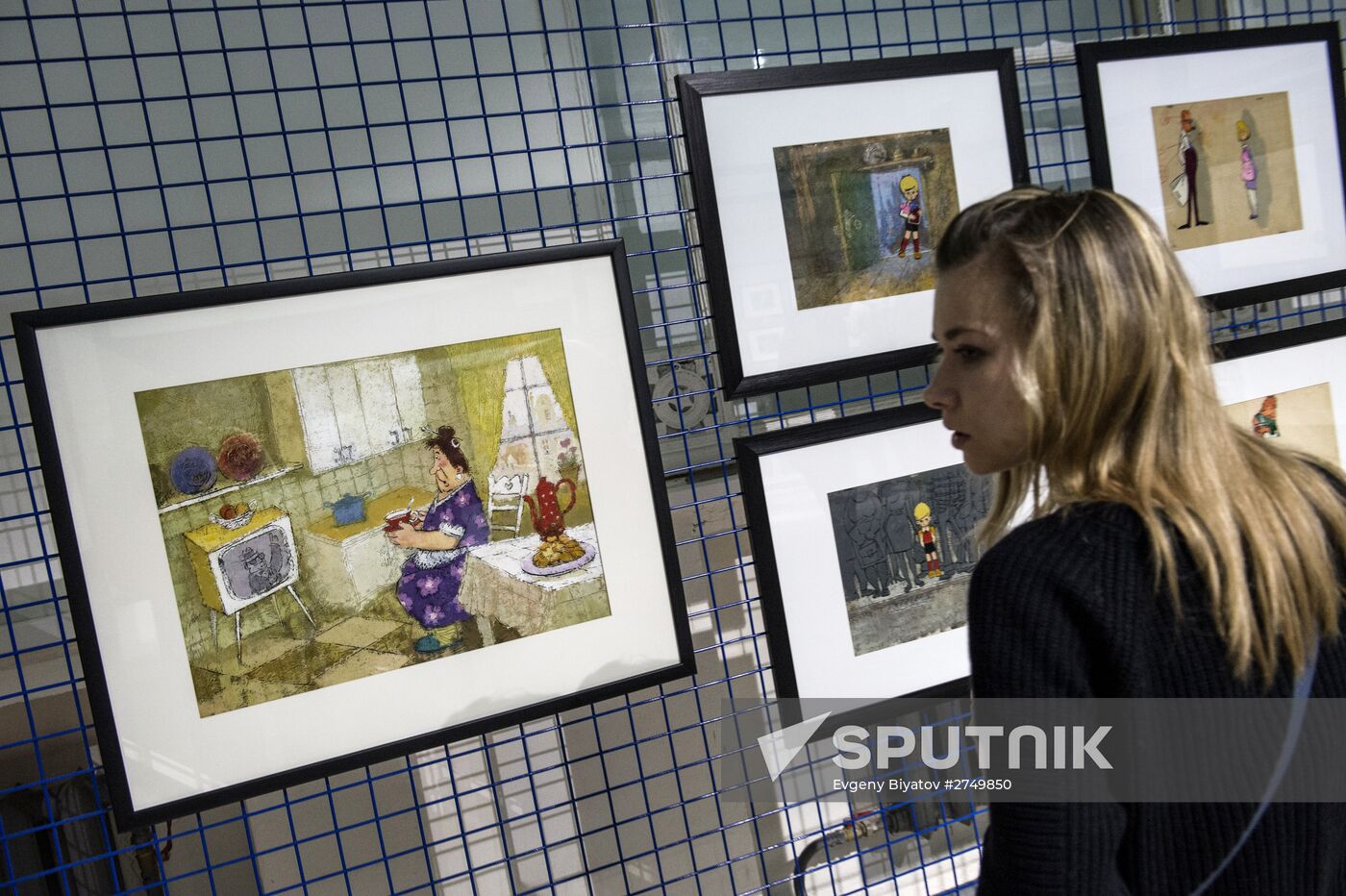 Opening of exhibition 'Unreal heroes. Artists and characters of Soyuzmultfilm'