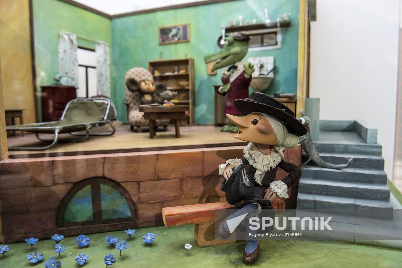 Opening of exhibition 'Unreal heroes. Artists and characters of Soyuzmultfilm'