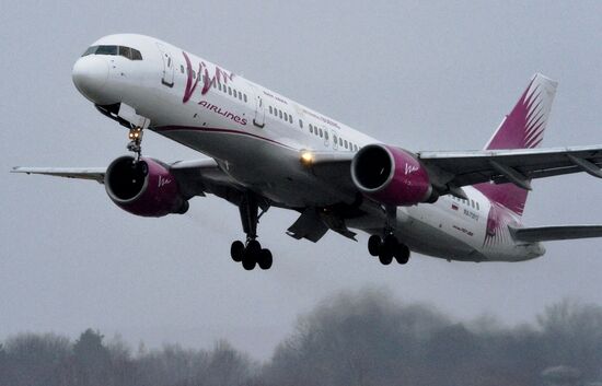 First VIM Airlines flight between Vladivostok and Moscow