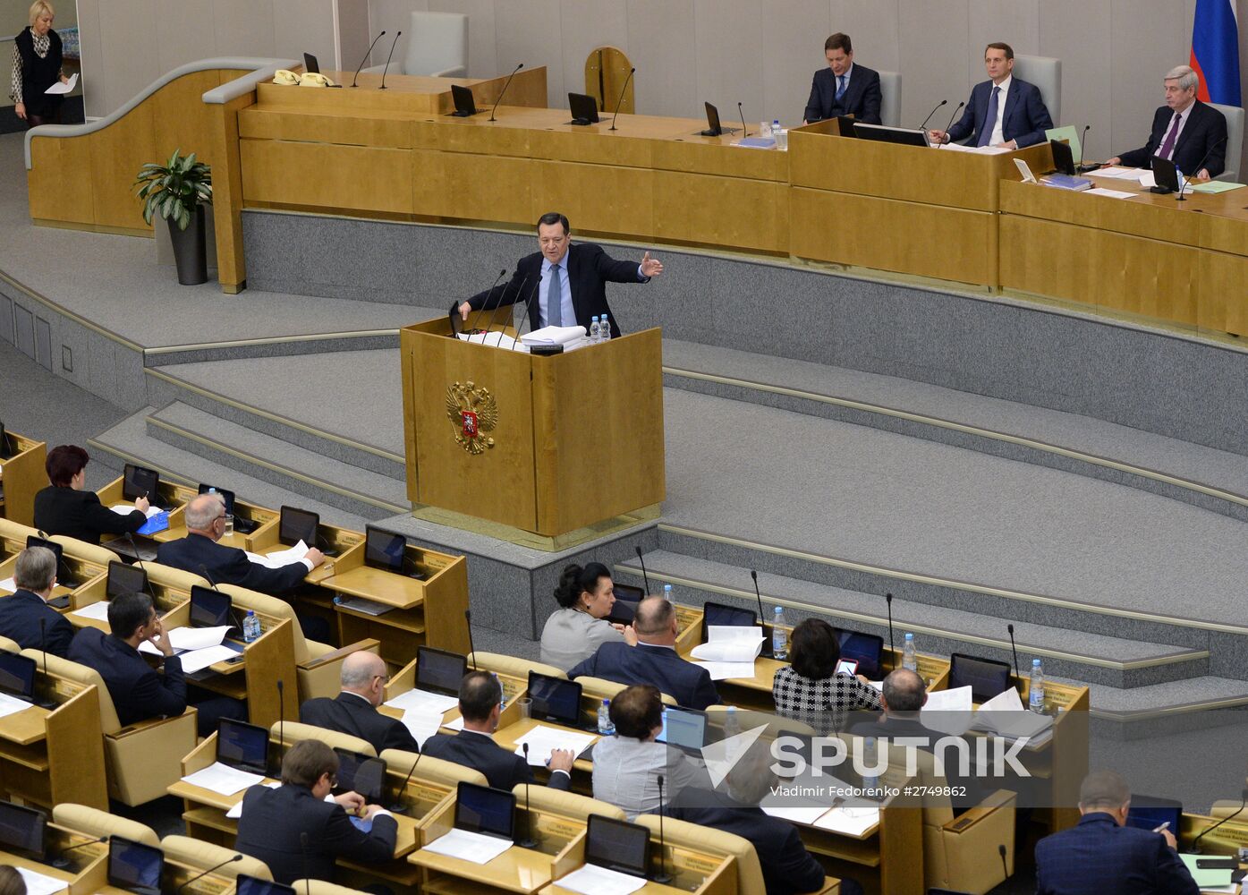 State Duma plenary session