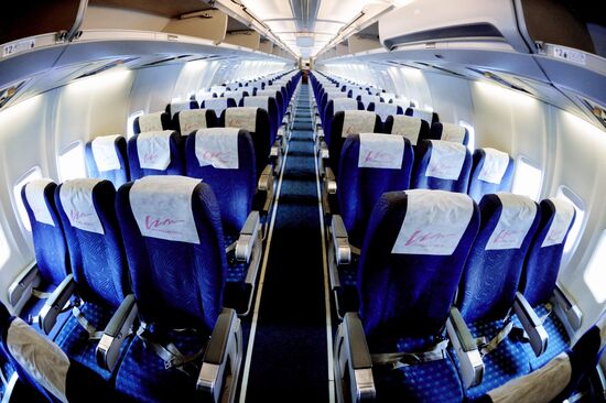 First VIM Airlines flight between Vladivostok and Moscow