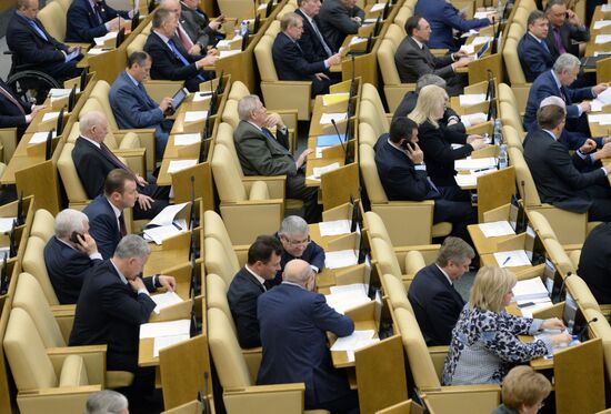 State Duma plenary session