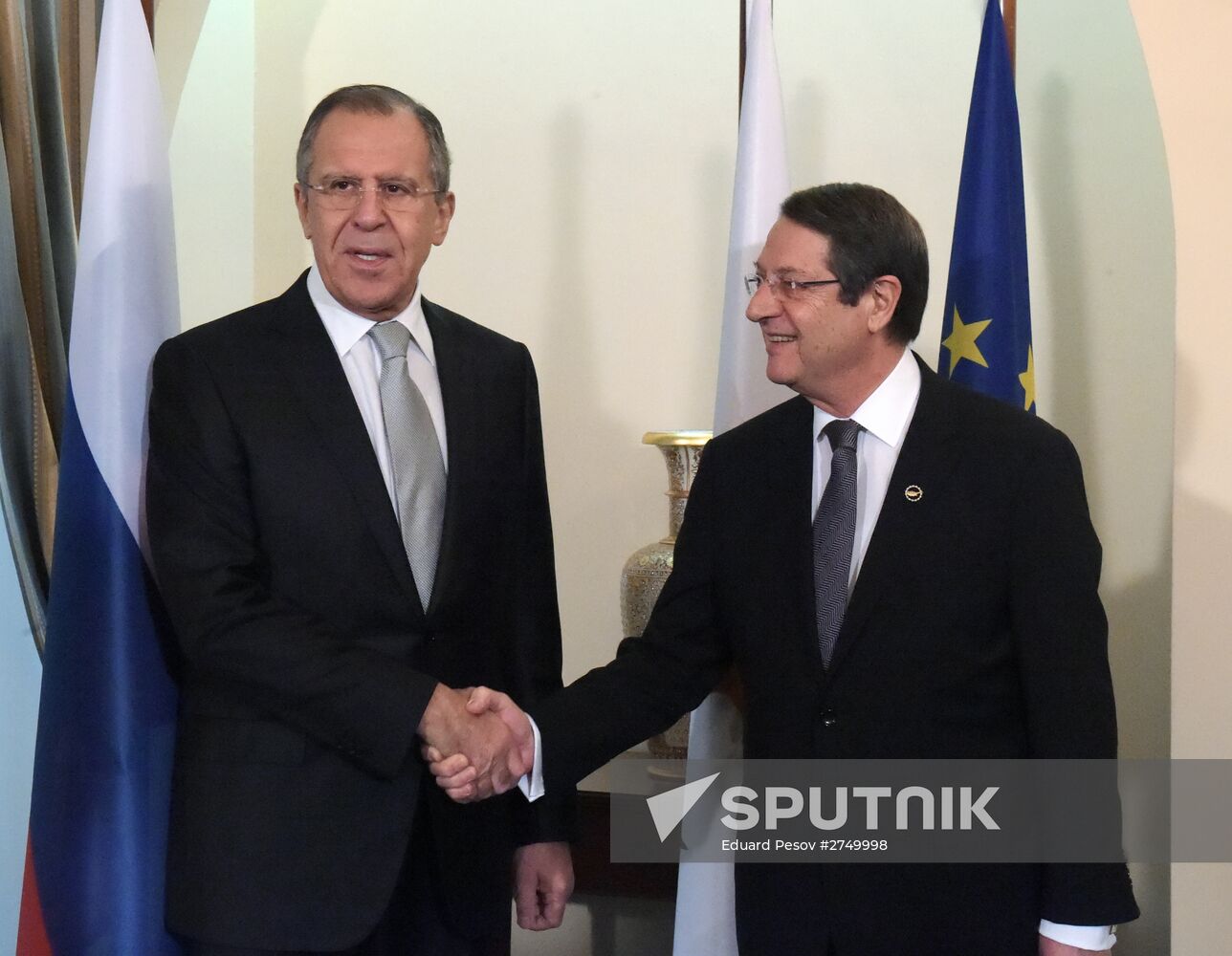 Russian Foreign Minister Sergei Lavrov's visit to Republic of Cyprus