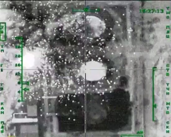 Russian Aerospace Forces conduct targeted air strikes on terrorists' oil storage facilities in Syria