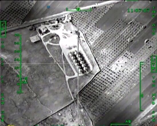 Russian Aerospace Forces conduct targeted air strikes on terrorists' oil storage facilities in Syria