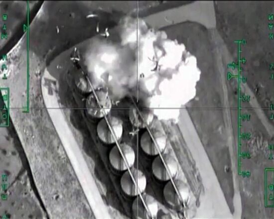 Russian Aerospace Forces conduct targeted air strikes on terrorists' oil storage facilities in Syria