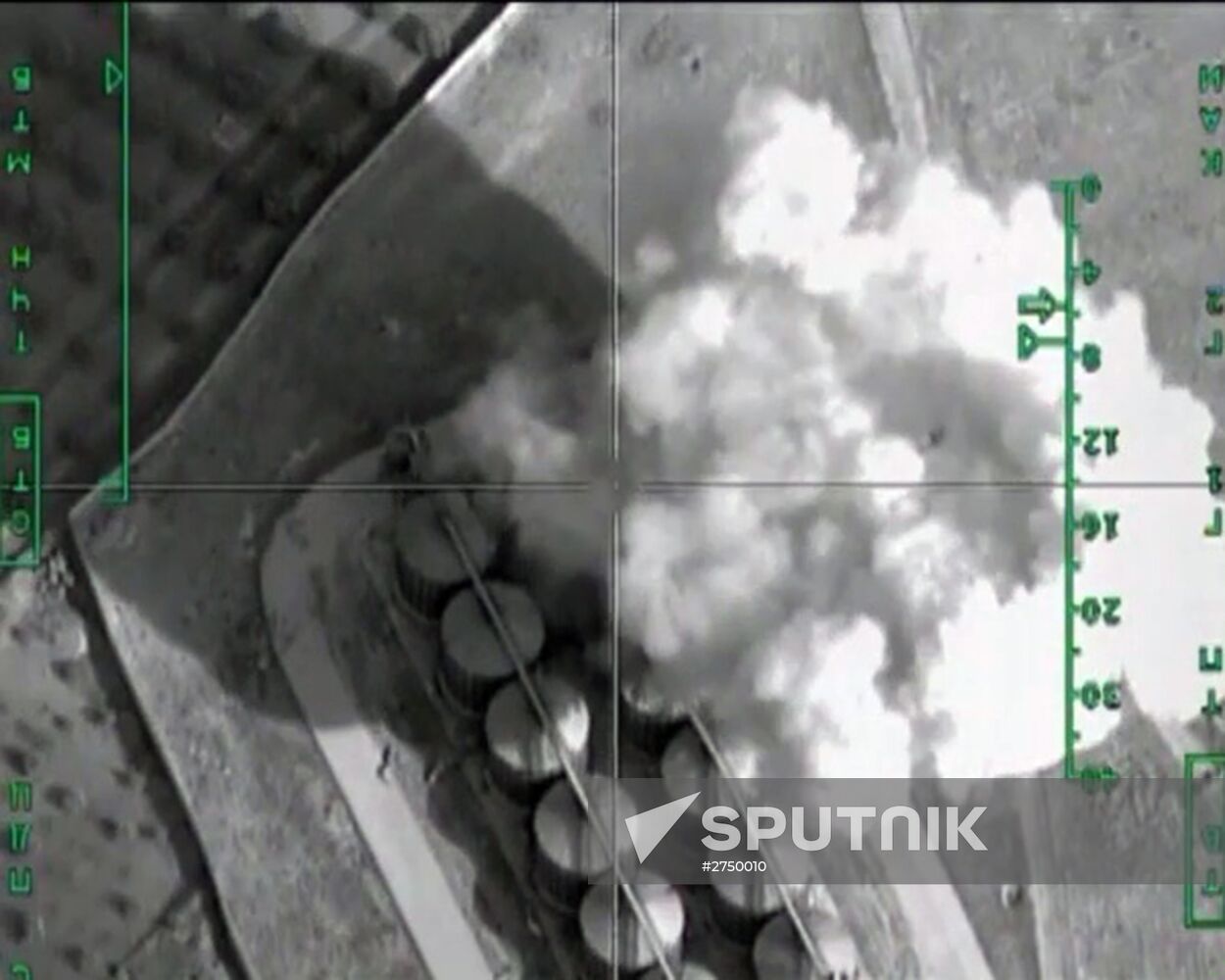 Russian Aerospace Forces conduct targeted air strikes on terrorists' oil storage facilities in Syria